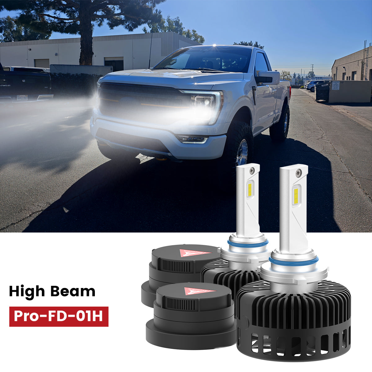 custom-made 9005 led high beam bulbs fit for 2021-2023 Ford F-150