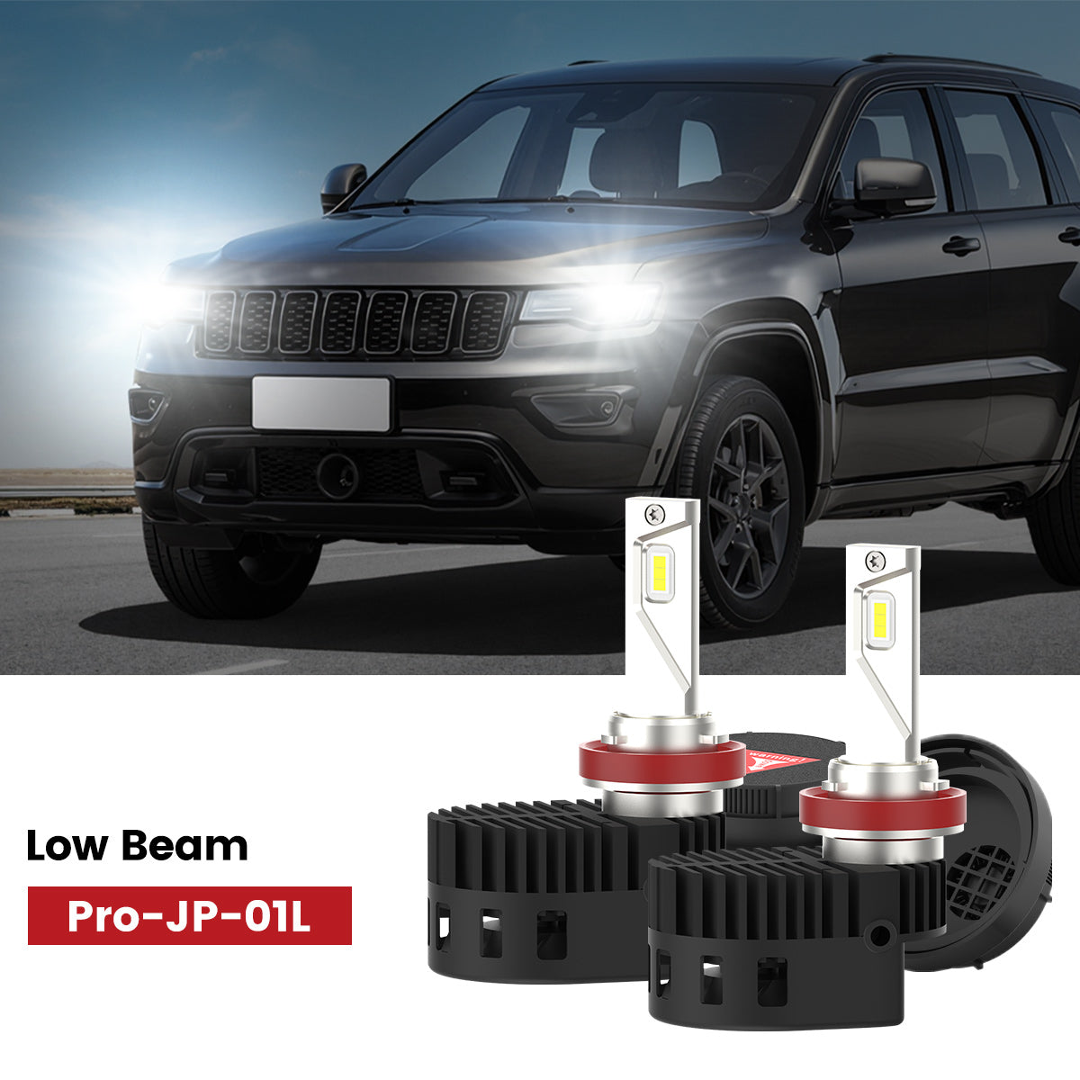 Custom Engineered for 2017-2022 Jeep Grand Cherokee LED Bulbs Upgrade | Tested and Verified