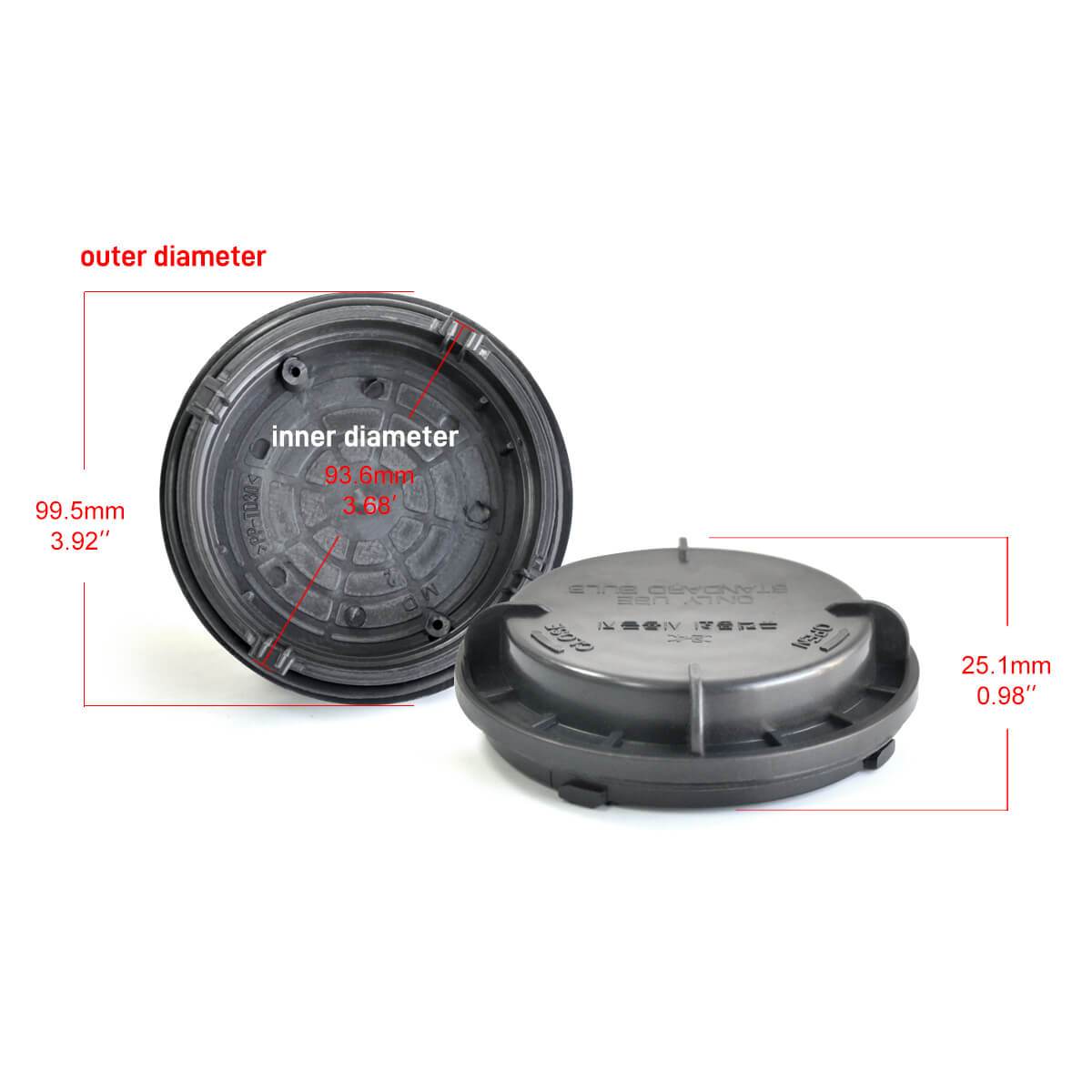 Fit for Hyundai Santa Fe Azera Sonata Elantra LED Bulb Dust Cover Seal Cap Waterproof OEM Design