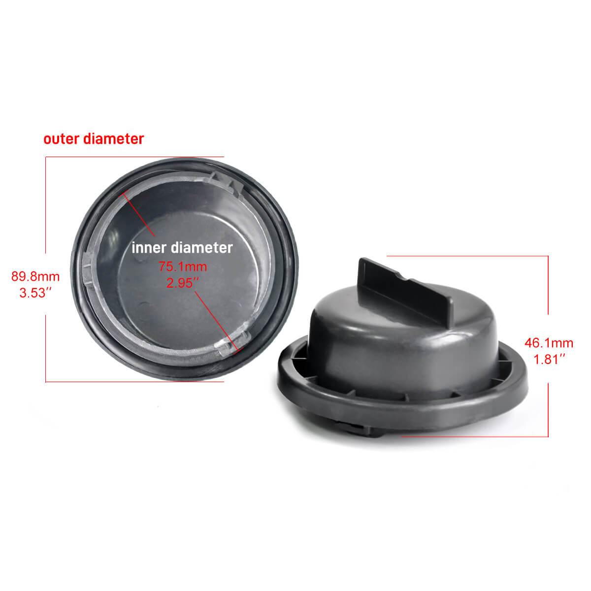 LED Bulb Dustproof Cover Waterproof Seal Cap Fit for Jeep Compass Bright Regular Light