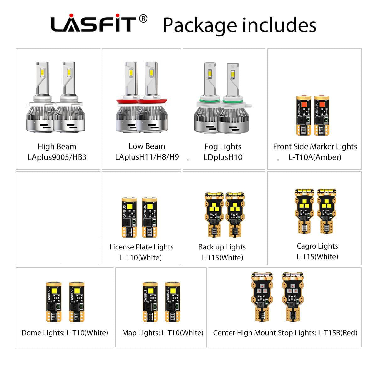 All LED Kits For Toyota Tundra 2007-2013 Plug and Play LASFIT