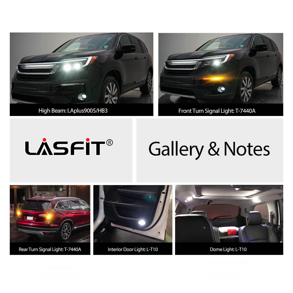 Fit for 2019-2022 Honda Pilot LED Bulbs Upgrade | Tested and Verified