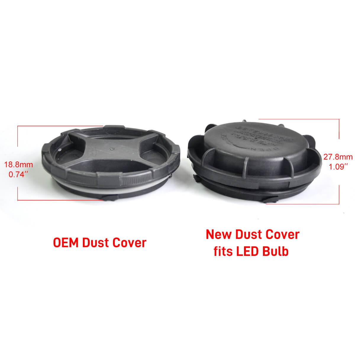 Dustproof Cover Seal Cap Waterproof OEM Design Fit for Hyundai Kia LED Bulb DC1005