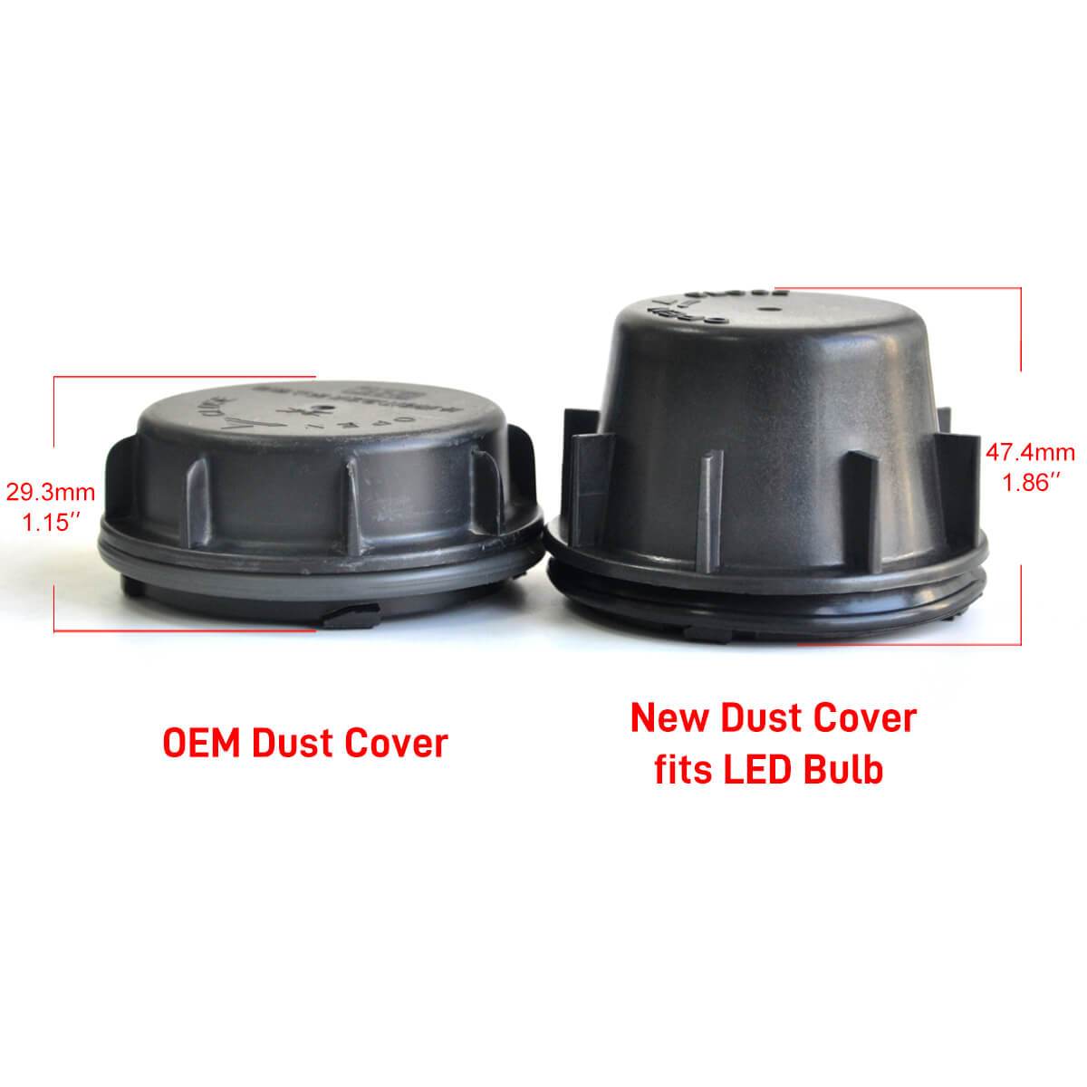 Fit for Hyundai Azera Sonata LED Bulb Dust Cover Seal Cap Waterproof OEM Design