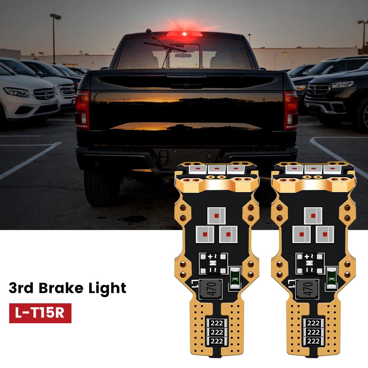 2015-2017 Ford F150 LED 3rd Brake Light Upgrade LASFIT