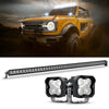 Ford Bronco Off Road Lights LED Light Bars 3" LED Pods Auxiliary Lights