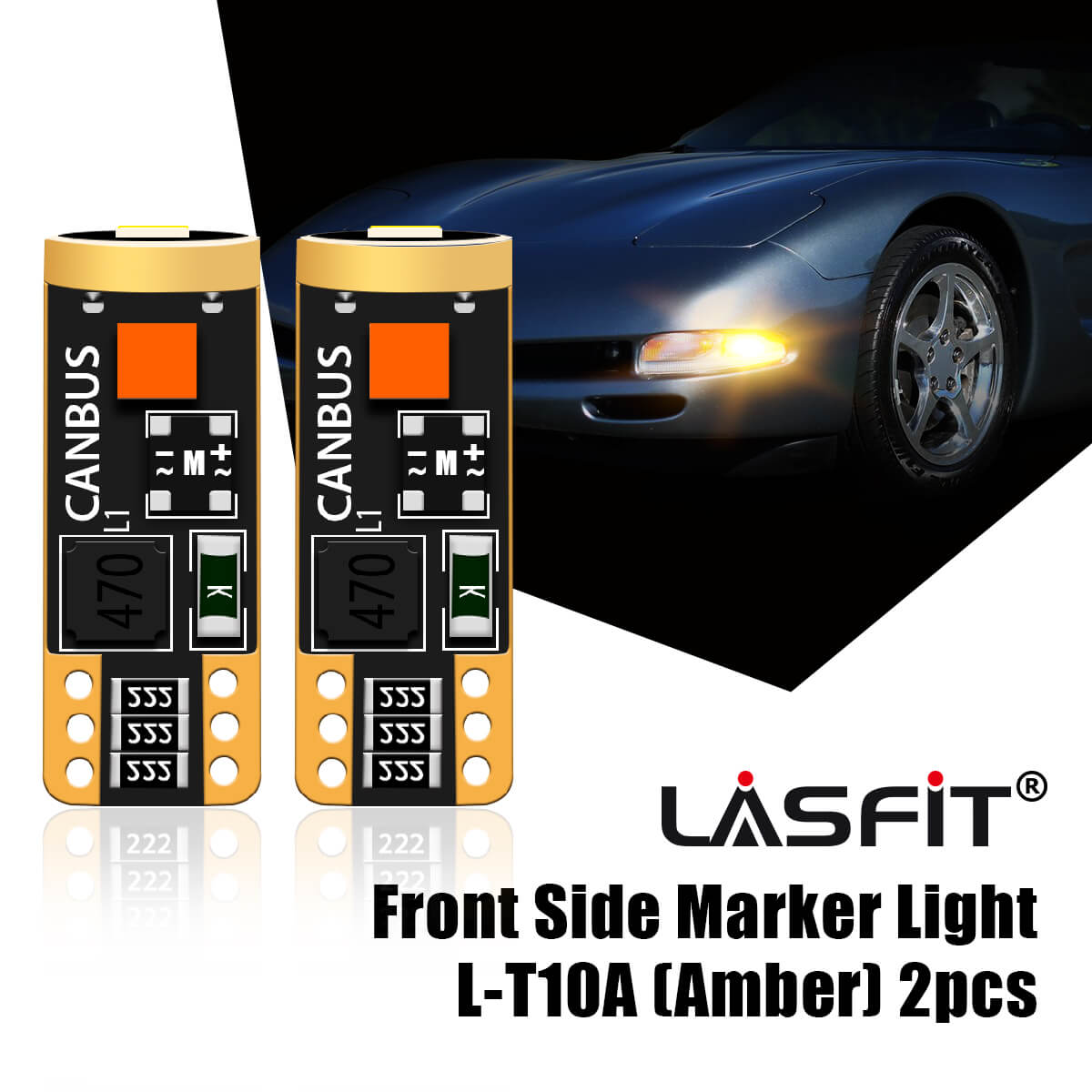 Fit for 1997-2004 Chevrolet Corvette LED Bulbs 880 Exterior Lights