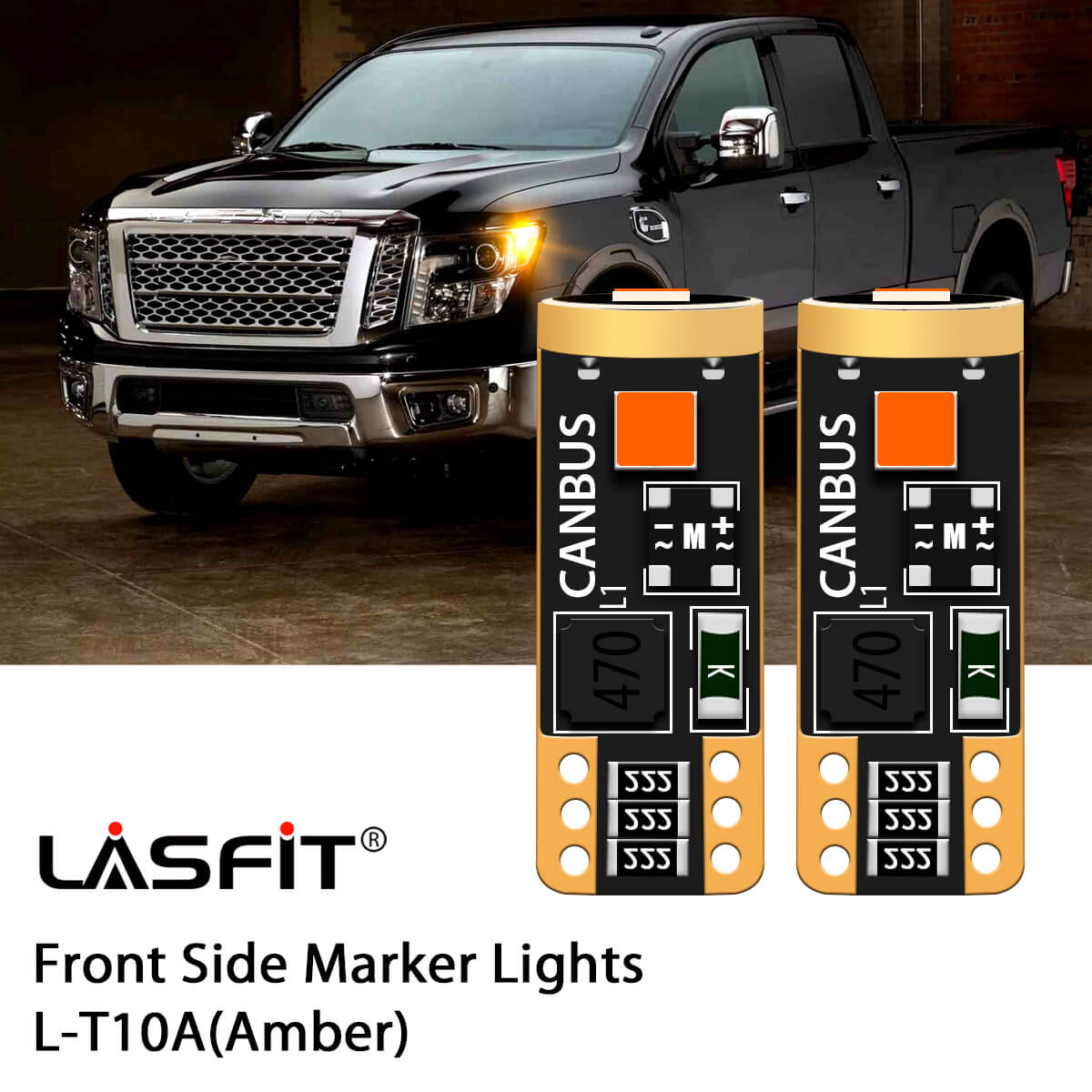 Fit for 2016-2019 Nissan Titan LED Bulbs H11 9005 Exterior Bulbs Upgrade