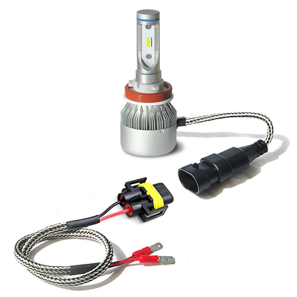 LED Bulb H11 To H11B Conversion Wiring Harness for Hyundai Kia