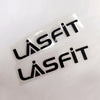 LASFIT Customized Waterproof Stickers-7.1in | Black