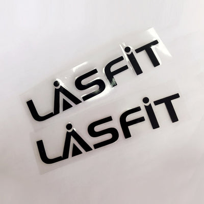 LASFIT Customized Waterproof Stickers-4.7in | Black