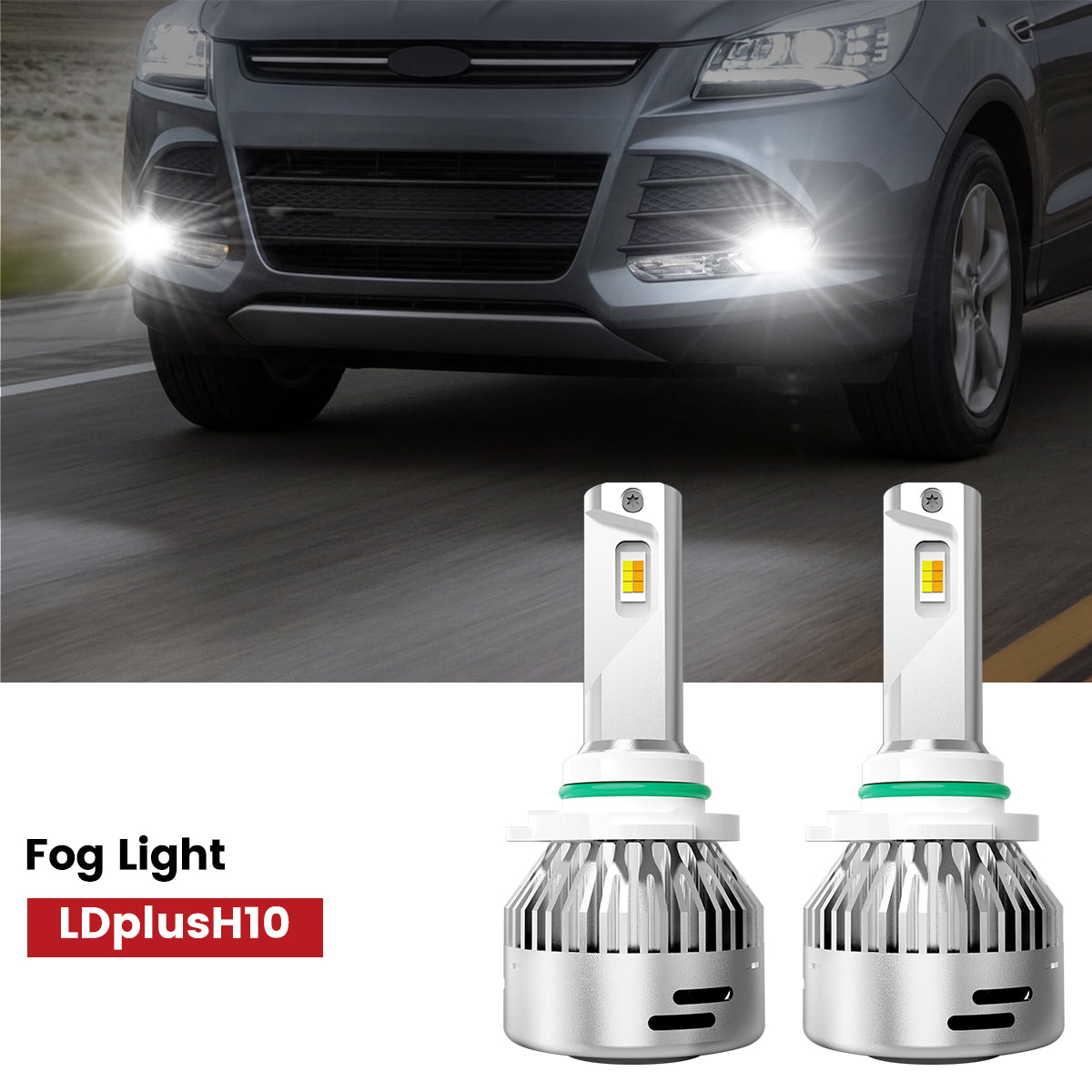 Lasfit H10 led fog lights fit for 2014-2016 Ford Escape