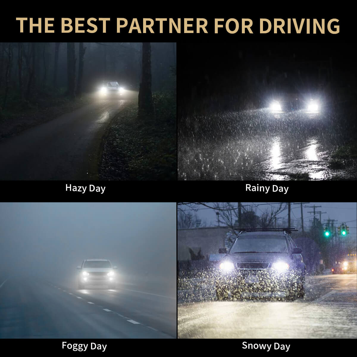 50W 5202 2504 PSX24W LC Plus Series | 5,000LM 6000K LED Fog Light Bulbs