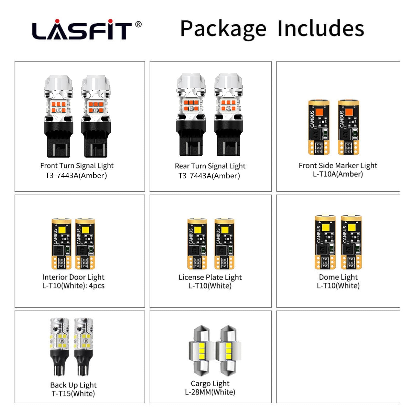 2020-2026 Toyota Highlander LED Bulbs Upgrade｜Lasfit