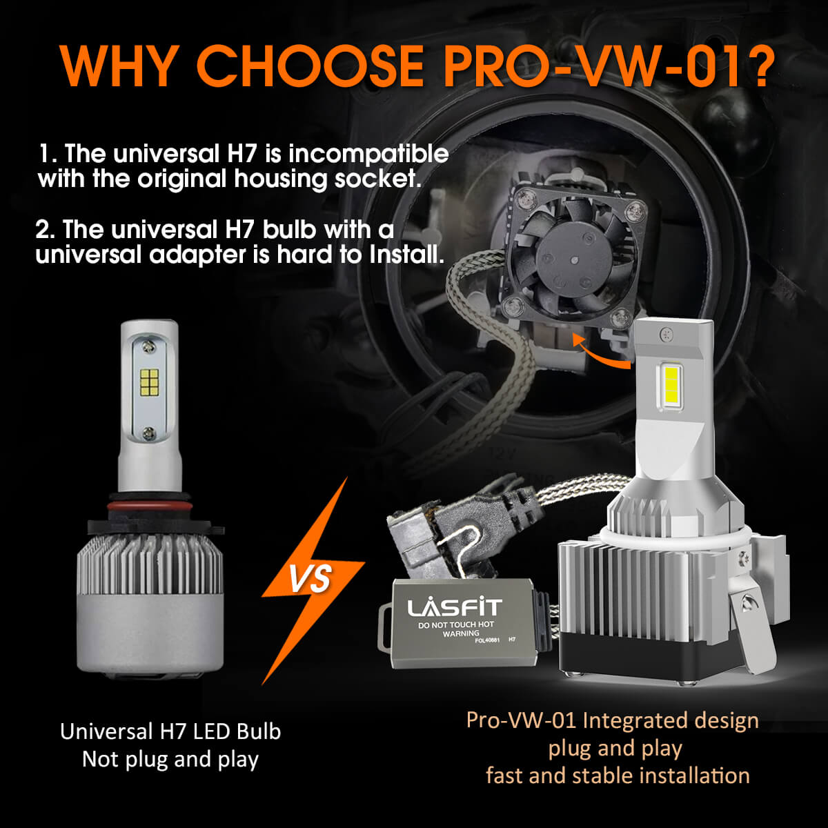 custom-made H7 led bulbs advantages