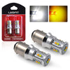 lasfit 1157 switchback turn signal light led bulb