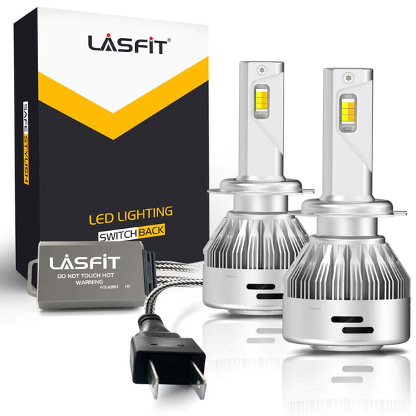  LASFIT Bombillas LED H7 de doble color Switchback de