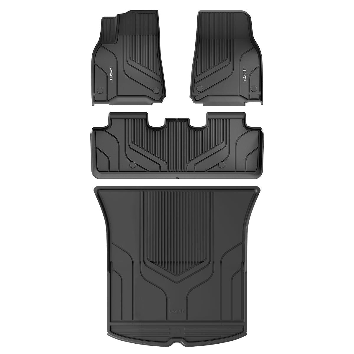 Fit for 2020-2025 Tesla Model Y Custom TPE Floor Mats/Cargo Mats