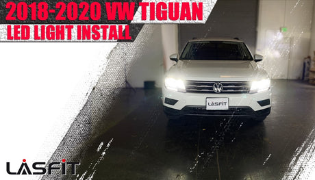 Install Guide | 2018 2019 2020 VW Volkswagen Tiguan LASFIT H7 Custom LED headlight bulbs