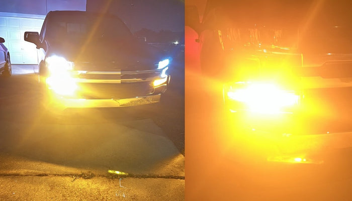 Review: Canbus 7440 LED Bulbs Test On 2019 Chevy Silverado 1500 Turn Signals