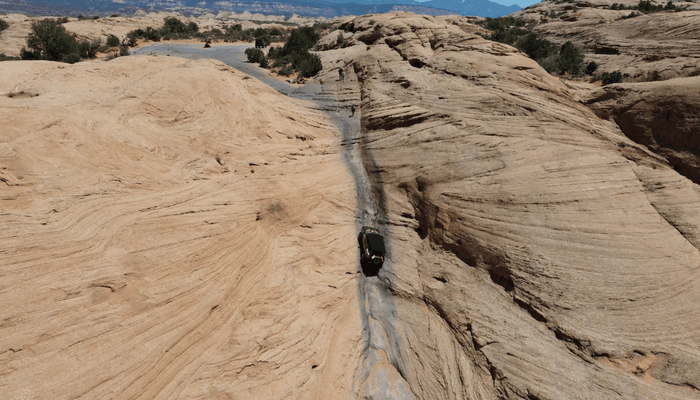2021 Ford Bronco Sasquatch On The Hells Revenge Trail in Moab Utah!