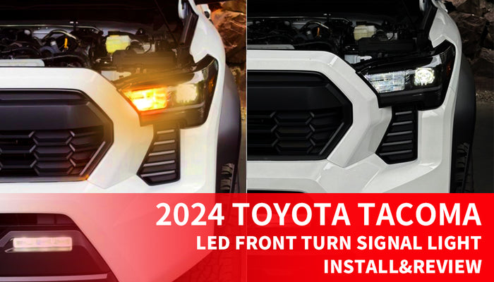 Installation & Review of T3-7443D LED Front Turn Signal Bulb on 2024 Toyota Tacoma