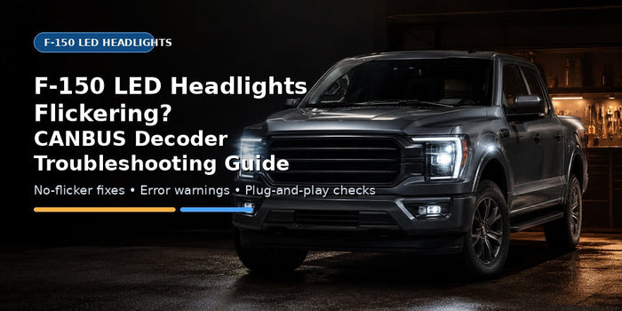 F-150 LED headlights flickering CANBUS troubleshooting guide cover
