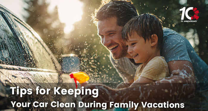 Tips for Keeping Your Car Clean During Family Vacations