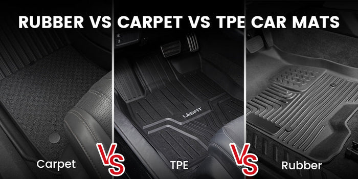 Rubber vs Carpet vs TPE Car Mats — Which Is Best for Your Vehicle?