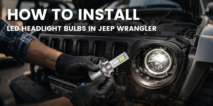 How to Install LED Headlight Bulbs On Jeep Wrangler