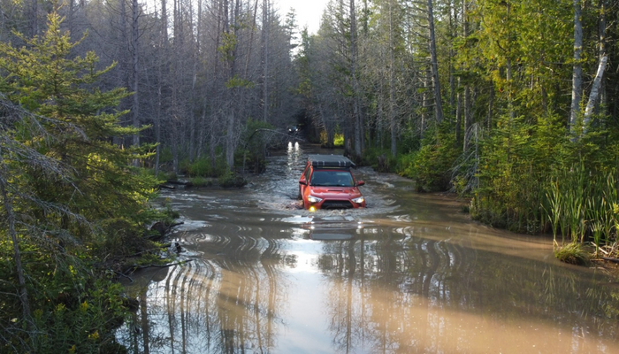 Challenge The Large Water Crossings In The Marble Head Trail With 2015 Toyota 4Runner