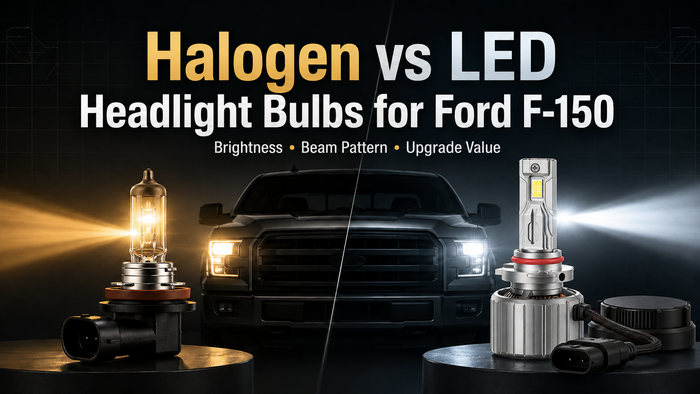 Halogen vs LED Headlight Bulbs for Ford F-150