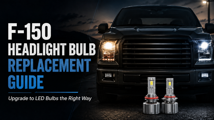 F-150 headlight bulb replacement guide for upgrading to LED bulbs