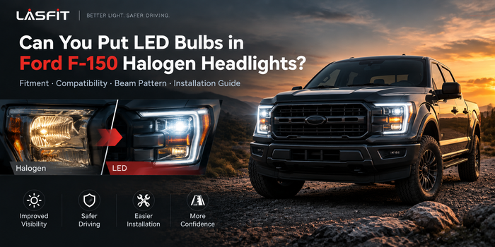 Ford F-150 halogen vs LED headlight upgrade guide
