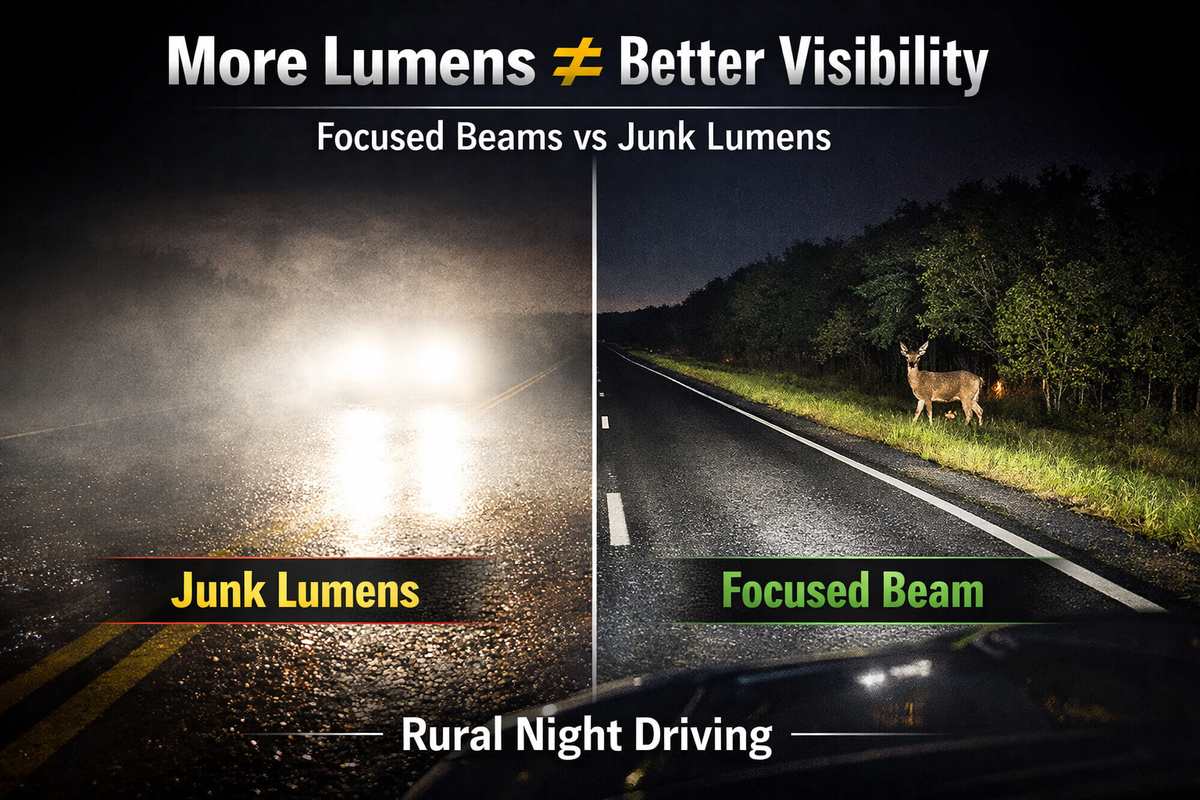Focused Led Best LED Headlight Bulbs for Rural Night Driving: Focused Beams vs Junk ...