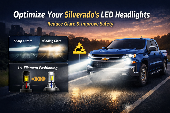 Proper LED Beam Patterns for Chevy Silverado