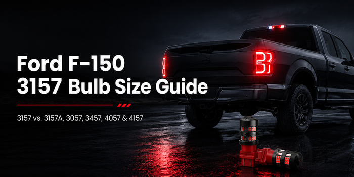 Ford F-150 3157 Bulb Size Guide: 3157 vs. 3157A, 3057, 3457, 4057 and 4157