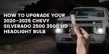 How to upgrade your 2020–2025 Chevy Silverado 2500 3500 HD Headlight bulb