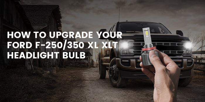 Upgrade your Ford F-250 F-350 Headlight bulb