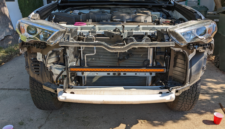Lasfit 32" Behind Grille Amber Light Bar Install And Review | For 2021 Toyota 4Runner