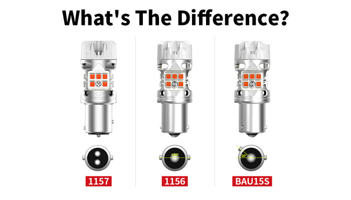 What's The Difference between 1156/1157/BAU15S Bulbs?