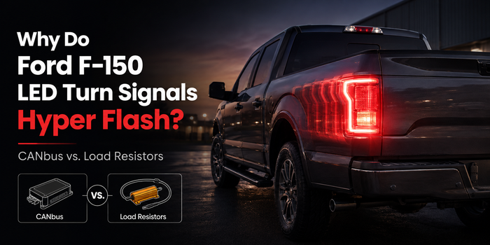 Why Do Ford F-150 LED Turn Signals Hyper Flash? CANbus vs. Load Resistors