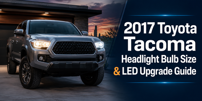 2017 Toyota Tacoma headlight bulb size and LED upgrade guide