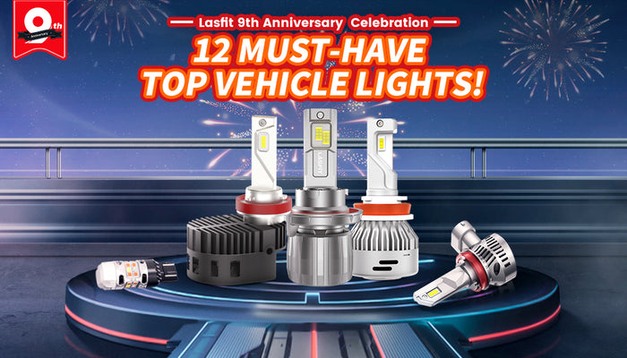 Celebrate Lasfit’s 9th Anniversary with 20% Off on 12 Top Vehicle Lights!