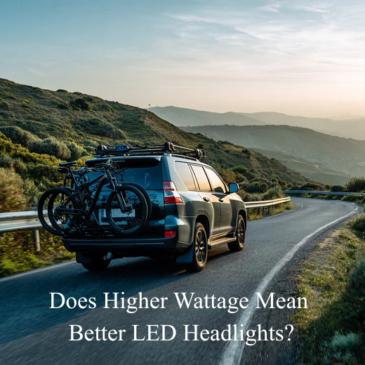 True performance depends on efficiency, beam pattern, heat management, and cutoff. Too much wattage causes glare, overheating, flickering, and poor visibility.