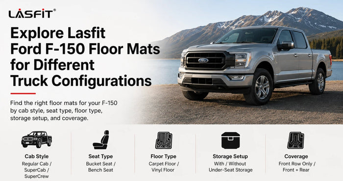 Explore Lasfit Ford F-150 Floor Mats for Different Truck Configurations