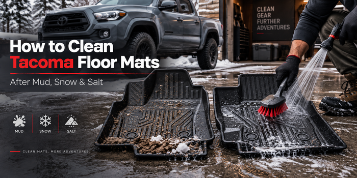 How to Clean Toyota Tacoma All-Weather Floor Mats After Mud, Snow and Salt