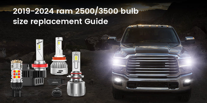 2019–2024 Dodge RAM 25003500  Bulb Size Chart (Headlights, Fogs & More)-1