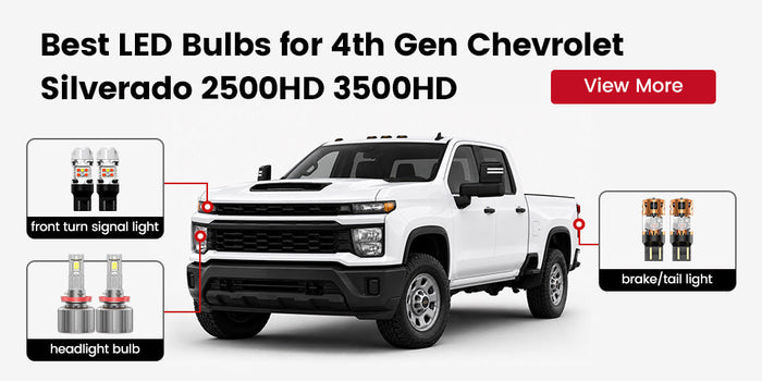 best led bulbs upgrade for 2020-2026 chevrolet silverado 2500hd 3500hd