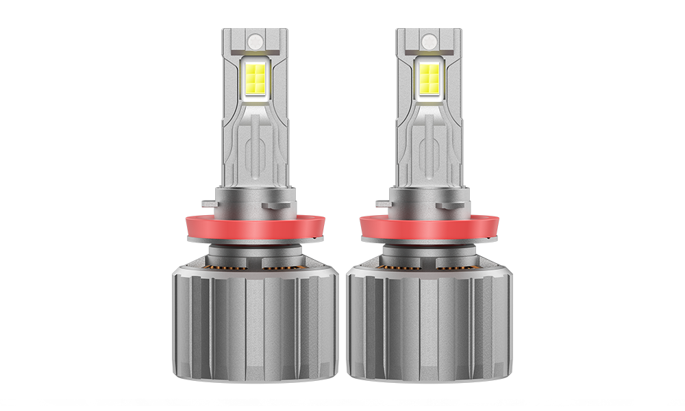 SHENKENUO 4-Piece 6000K LED Headlight + Fog Light Kit For 2014-2015 Dodge Durango – 9012 H11 Bulbs